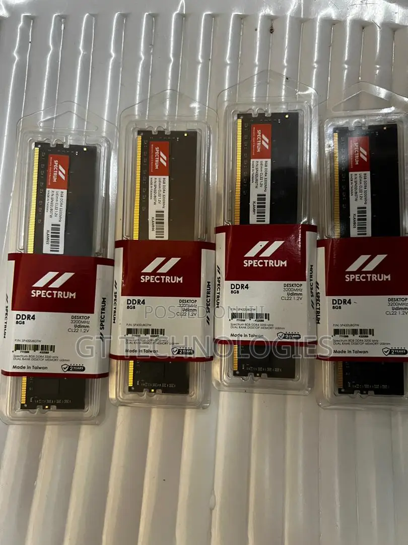 Spectrum Ddr4 Desktop Udimm 8gb 3200mhz
