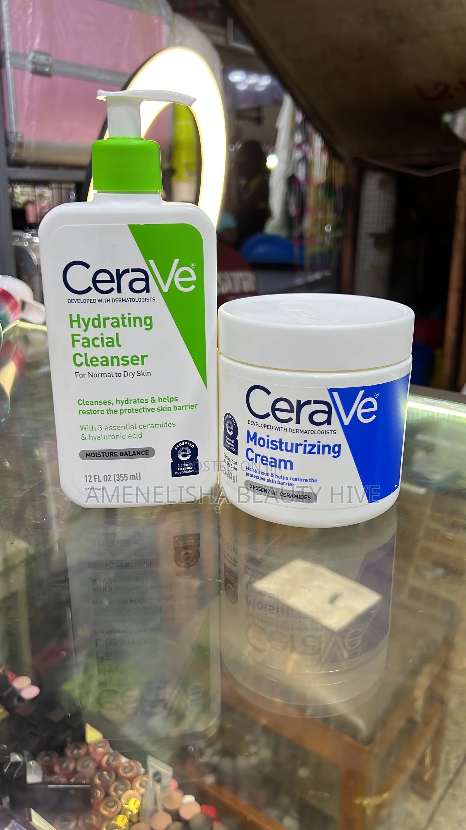 Cerave Cleanser and Cream