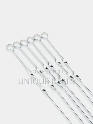 Heavy Duty Stainless Steel Kabob Skewers