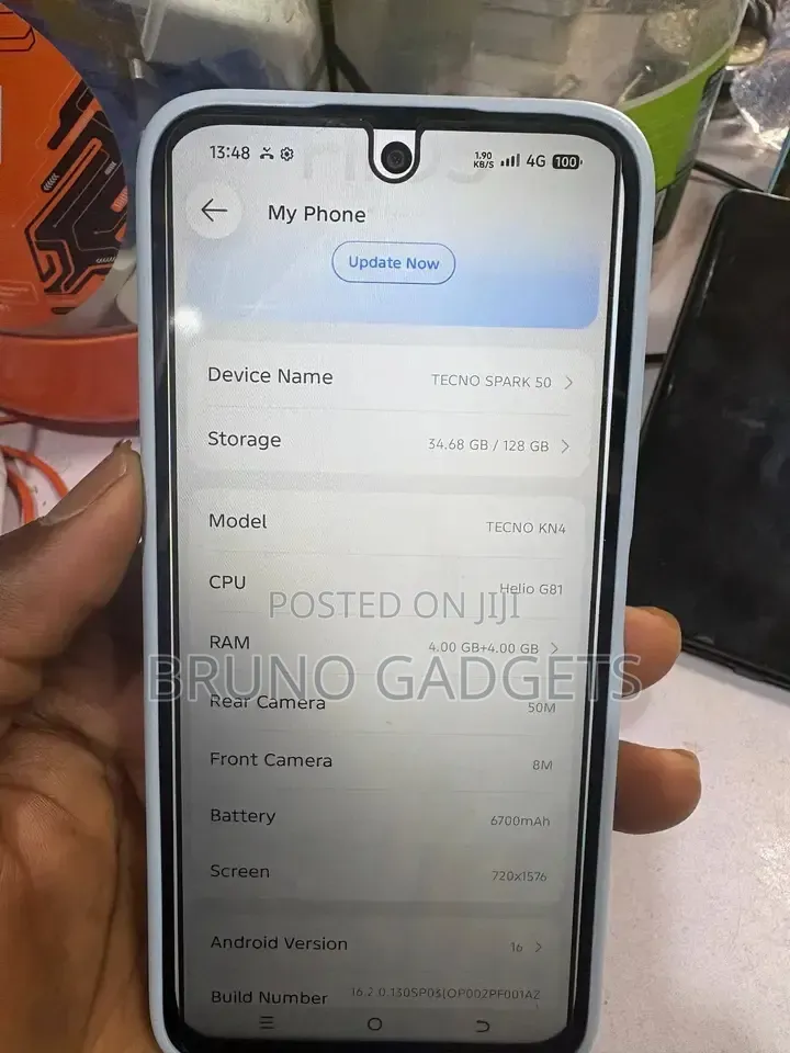 New Tecno Spark 50 128 GB Orange