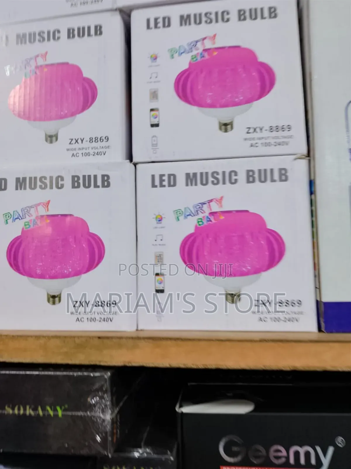 Led Music Bulb With Abuilt-in Wireless Functionality.