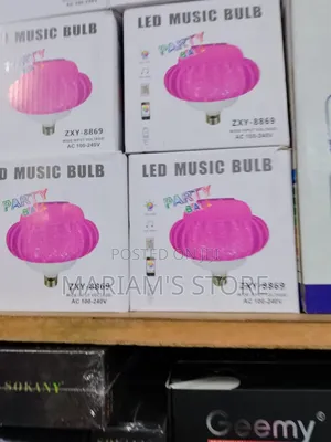 Led Music Bulb With Abuilt-in Wireless Functionality.