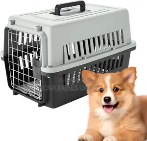 Portable Hard Sidedpetcarrier Carry Breathable Crate Puppy Cage Kennel