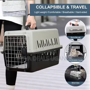 Portable Hard Sidedpetcarrier Carry Breathable Crate Puppy Cage Kennel