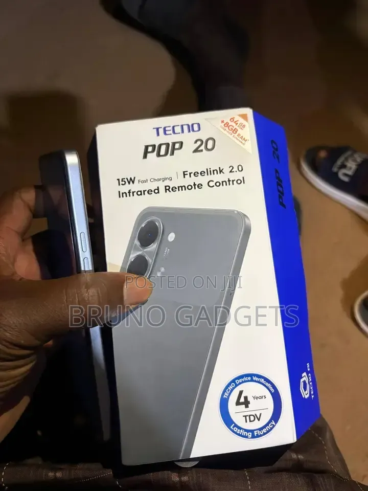 New Tecno Pop 20 128 GB Gray