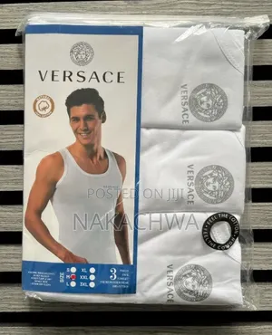 3 Packs of Versace Mens Vests
