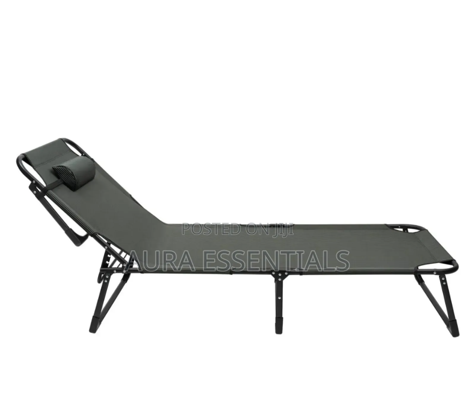 Adjustable Folding Sun Lounger or Camping Bed