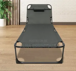 Adjustable Folding Sun Lounger or Camping Bed