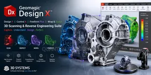 Geomagic Design X, Controlx, Freeform Plus, Wrap and Sculpt Full Suite