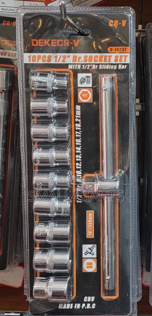 Dekecr-v Brand 10-Piece 1/2-Inch Drive Socket Set
