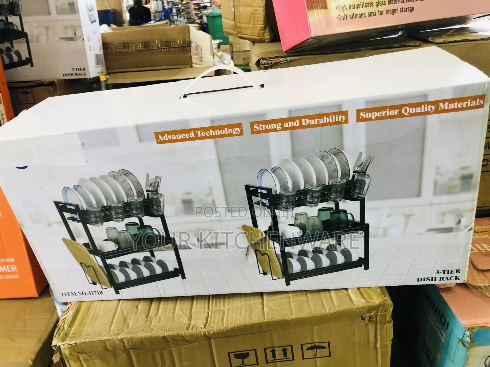 3 Tier Dish Rack Organizer