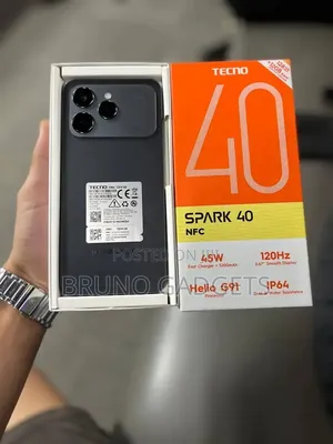 New Tecno Spark 40 128 GB Black