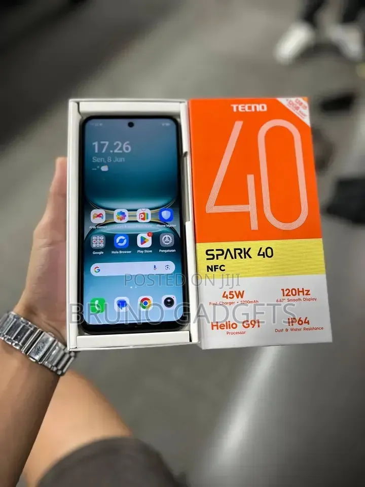 New Tecno Spark 40 128 GB Black