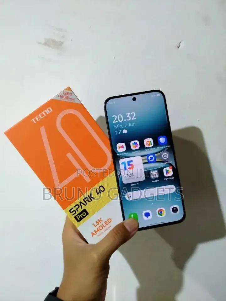New Tecno Spark 40 Pro 256 GB Black