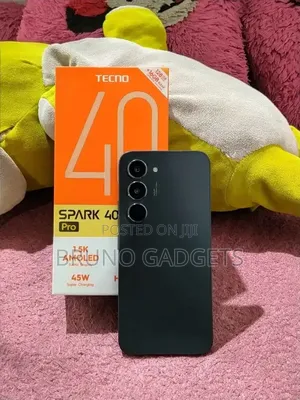 New Tecno Spark 40 Pro 256 GB Black