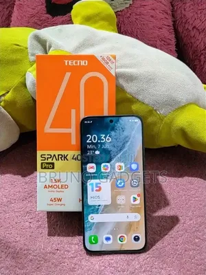 New Tecno Spark 40 Pro 256 GB Black