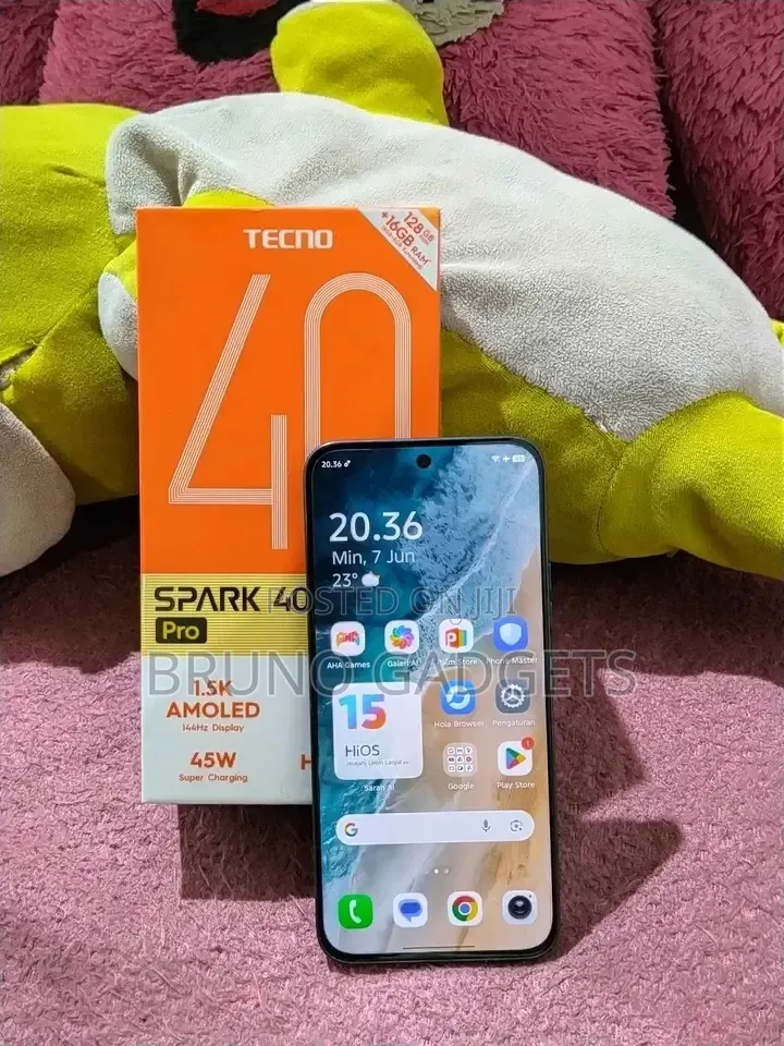 New Tecno Spark 40 Pro 256 GB Black