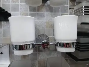 Wall-Mounted Double Toothbrush Holder