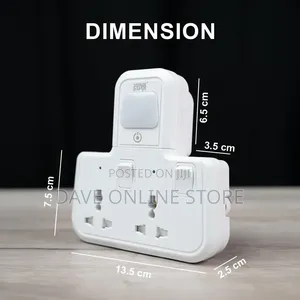 2-Outlet Extension Socket Uk Plug With Night Light (St-3601)