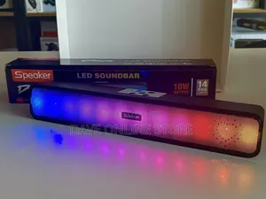 10w Output Led Soundbar With 14 RGB Lights