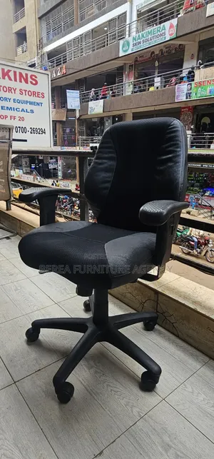 Comfortable Mesh and Leather Mid Back Office Chair