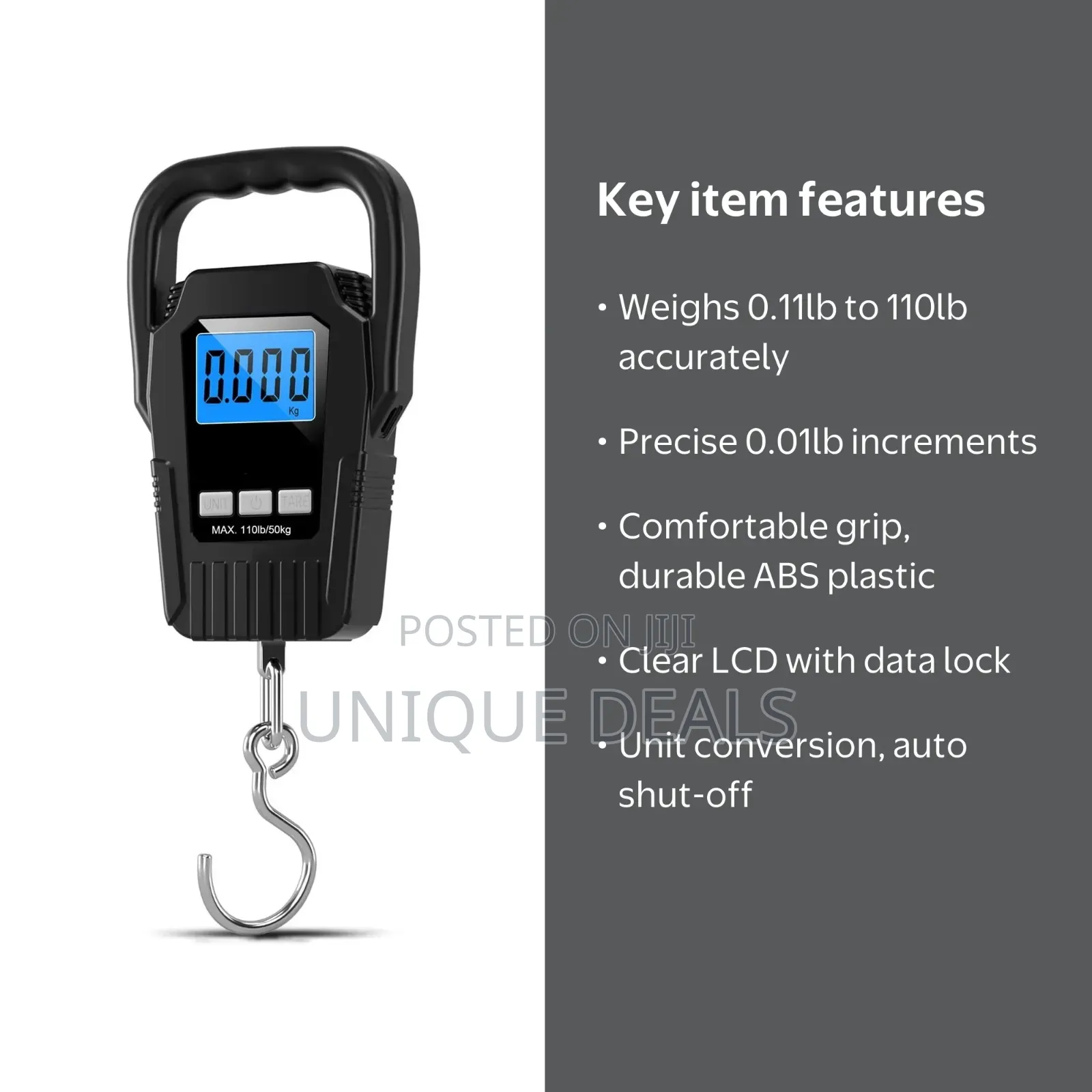 Portable Digital Electronic Luggage Scale