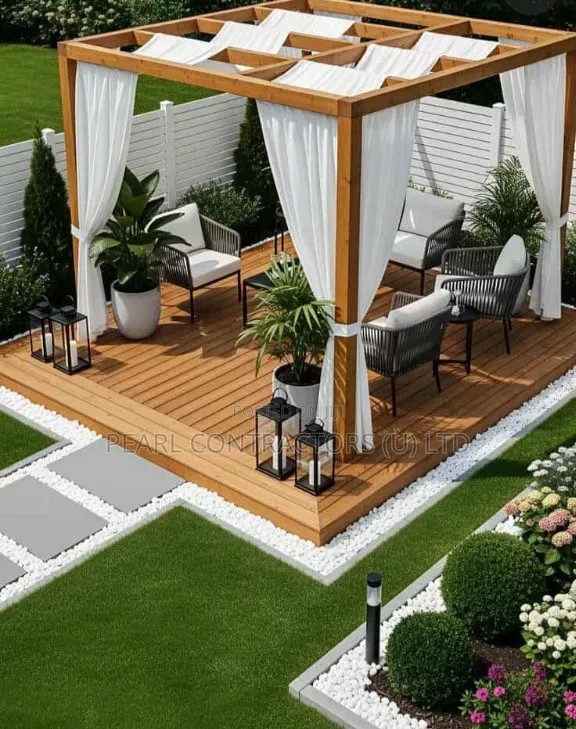 Elegant Pergola Gazebo Construction