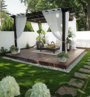 Elegant Pergola Gazebo Construction