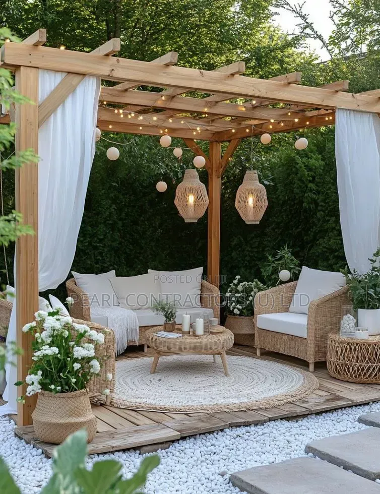 Elegant Pergola Gazebo Construction