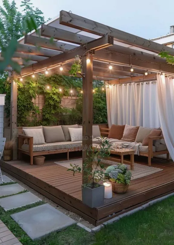 Elegant Pergola Gazebo Construction