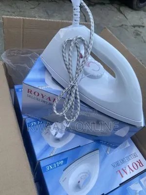 Electric Iron, Royal Deluxe Dry Hand Press Iron