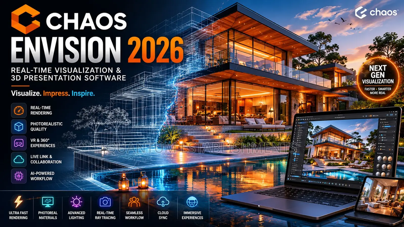 Chaos Envision 2026 |Real-Time Visualization -3d Presentation Software