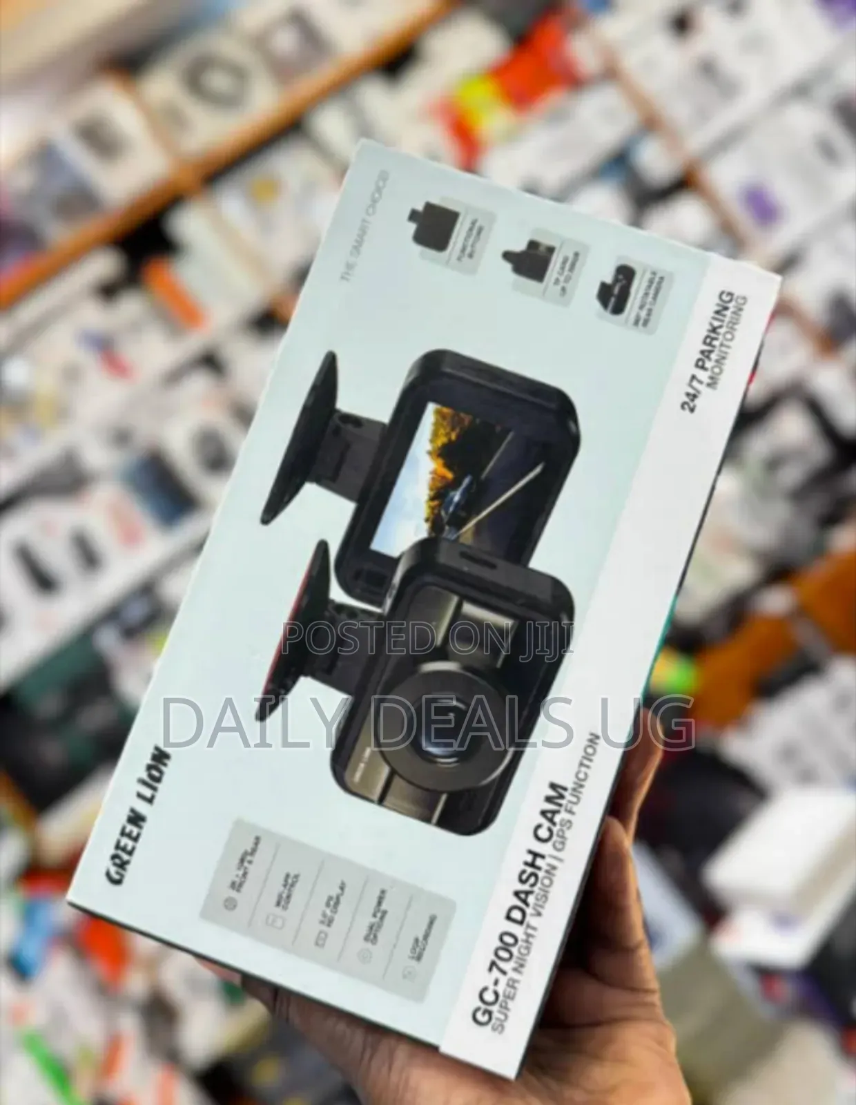 Green Lion Gc-700 Dash Cam With Super Night Vision GPS Function