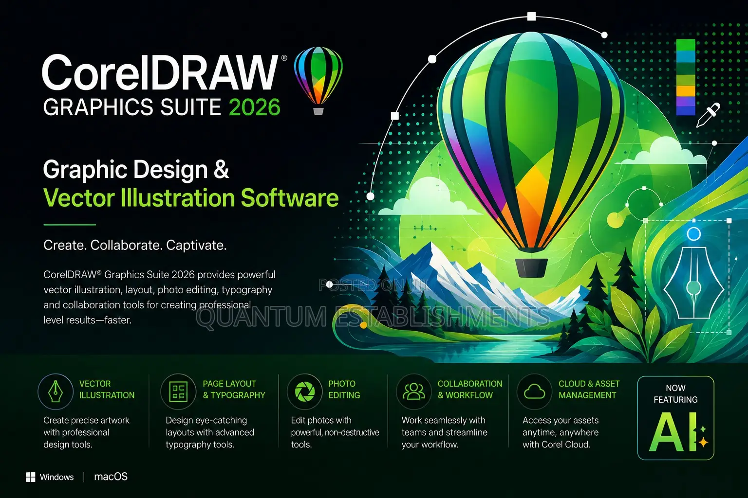 Coreldraw Graphics Suite 2026|Graphic Design and Illustration Software