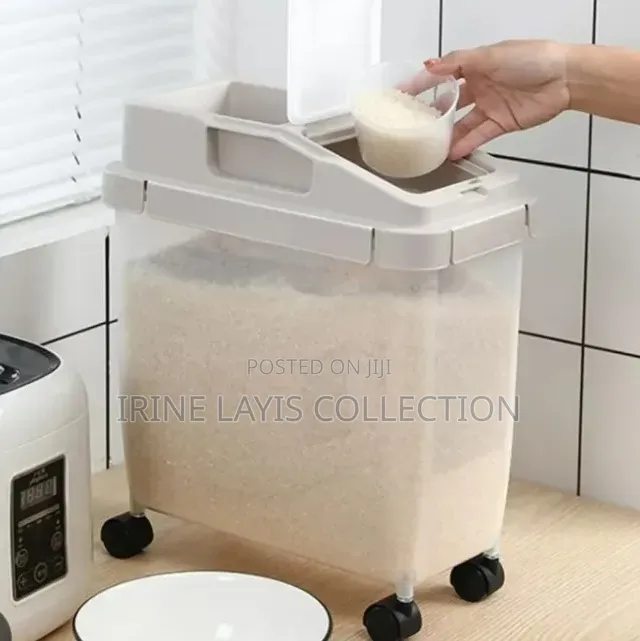 20kg Cereal Storage Can With Rollers.
