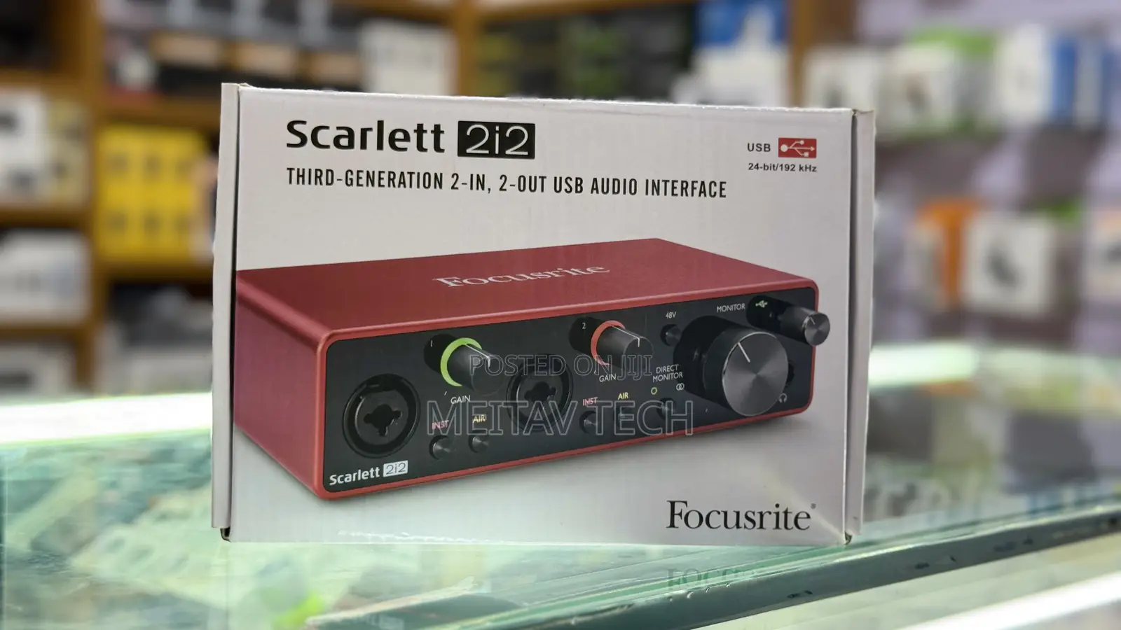 Focusrite Scarlett 2i2 4th Gen USB Audio Interface