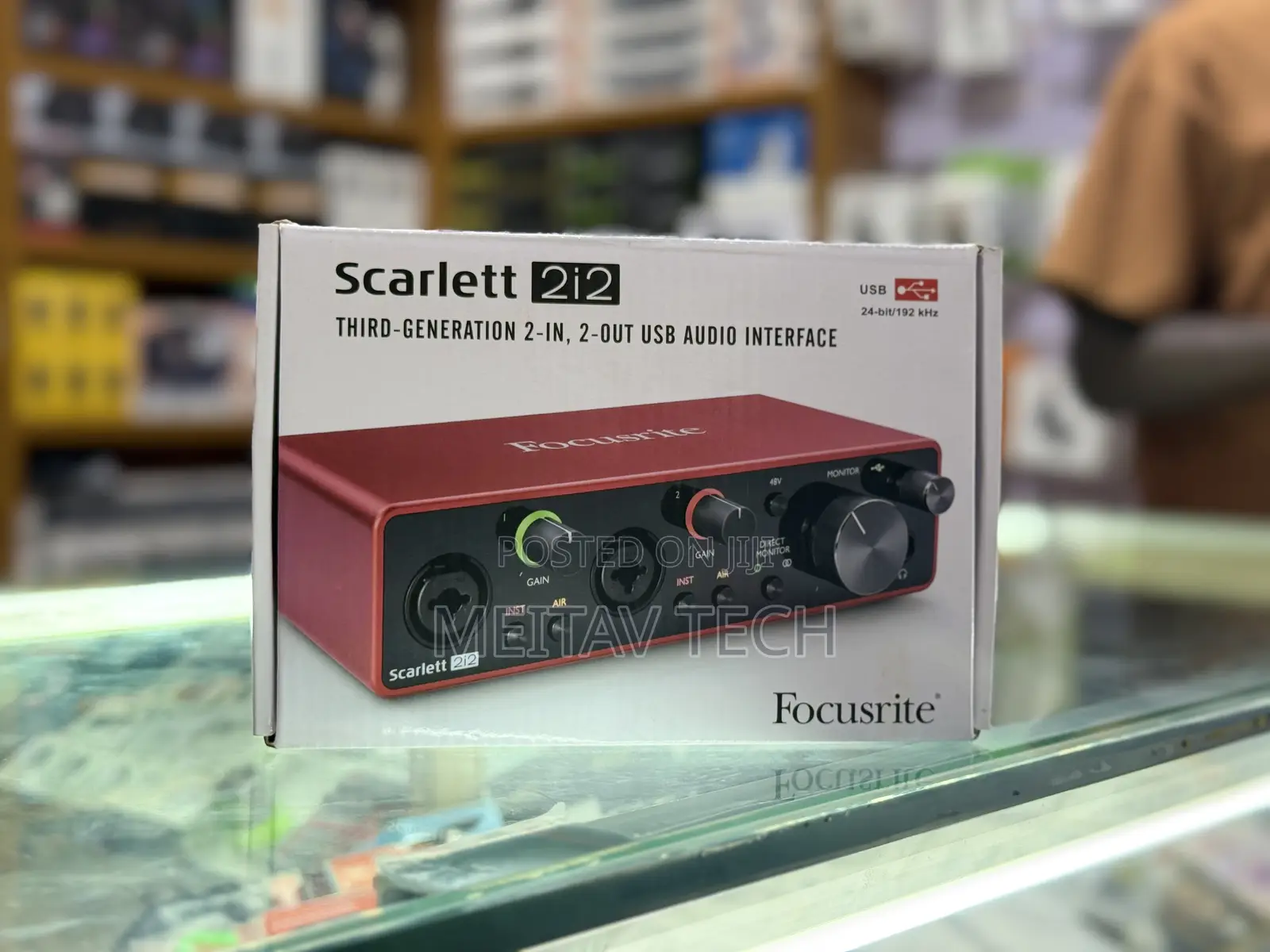Focusrite Scarlett 2i2 4th Gen USB Audio Interface