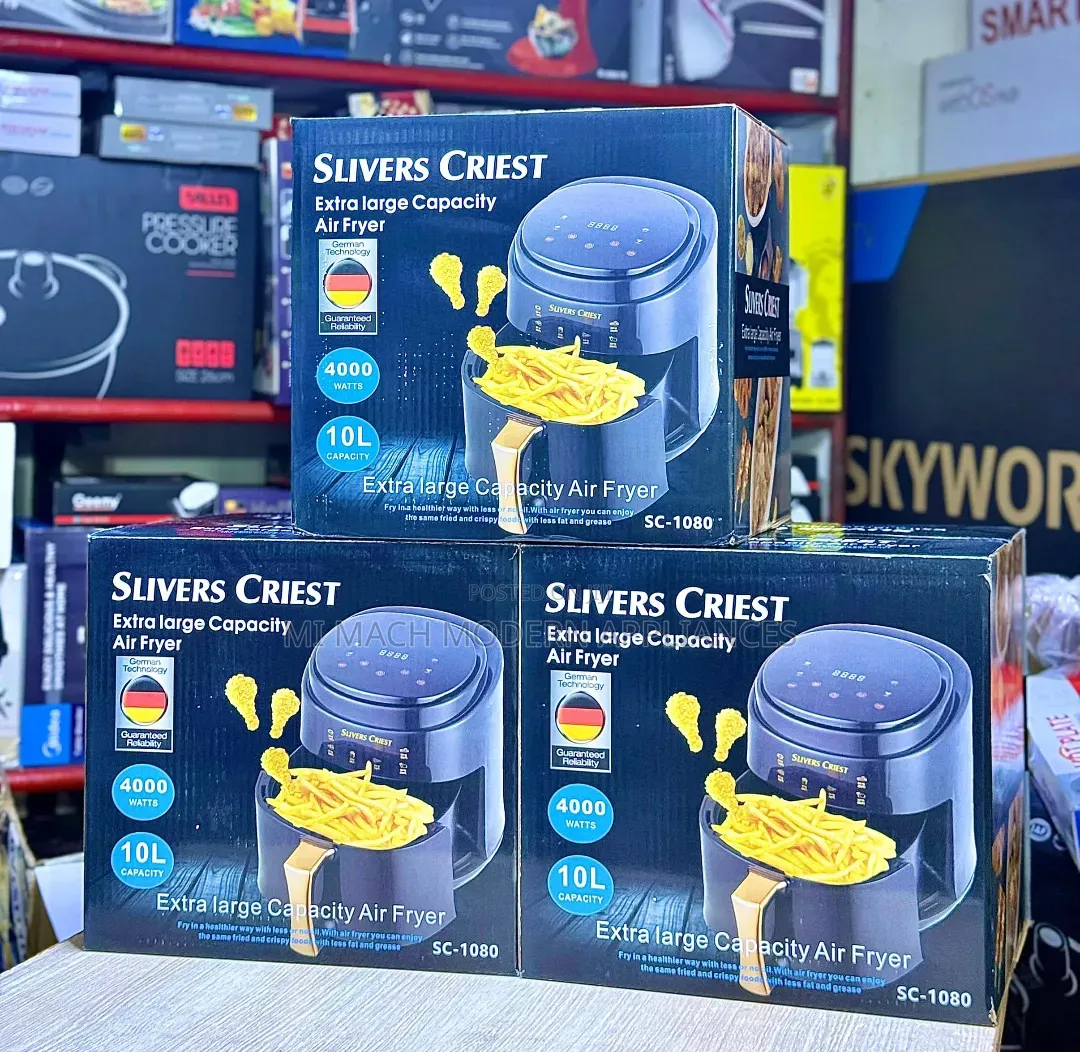 Sliver Crest 10 Liter Airfryer
Large Capacity