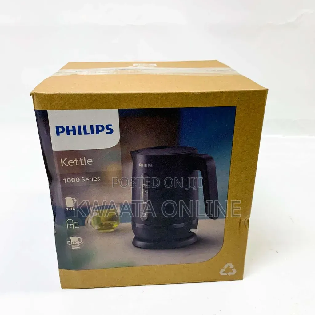 Philips Electric Kettle 1.7ltrs, 1000 Series, 360° Pirouette Base