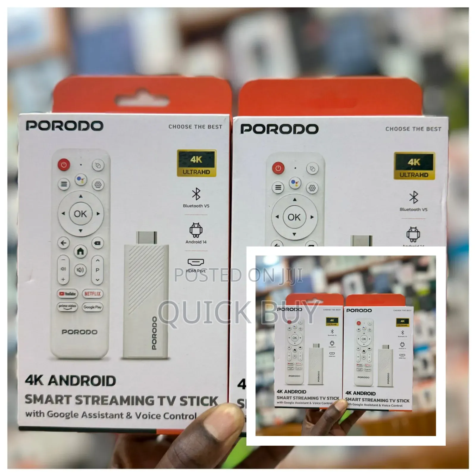 Porodo Android Smart Streaming Tv Stick