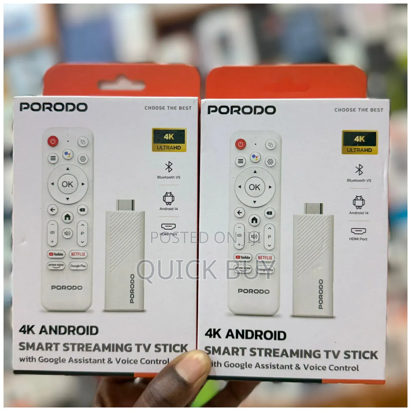 Porodo Android Smart Streaming Tv Stick