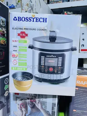 Bosstech Pressure Cooker 6.5 Liters With Steamer Basket