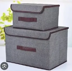 2piece Set Foldable Fabric Storage Boxes
