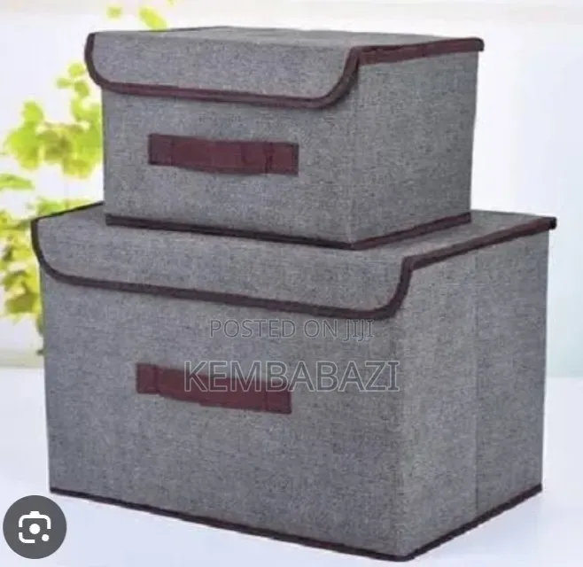 2piece Set Foldable Fabric Storage Boxes