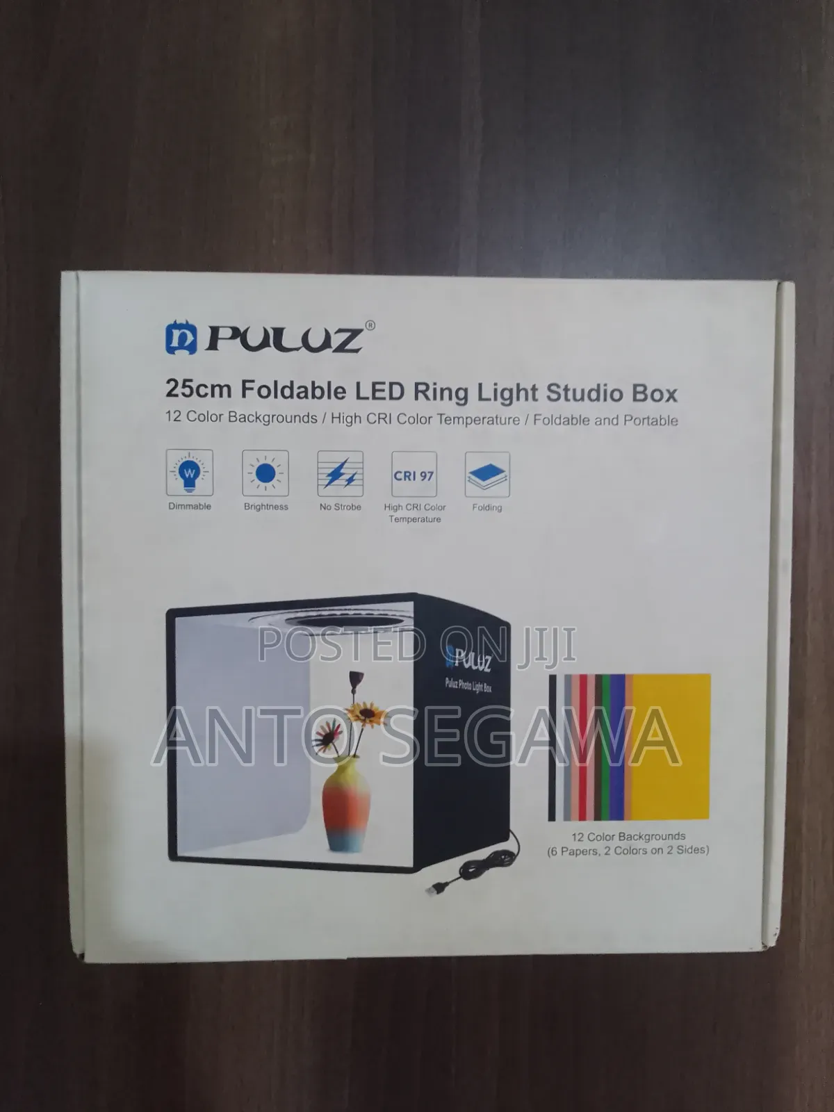 Puluz Mini Light Box Photography, 25cm by 25cm