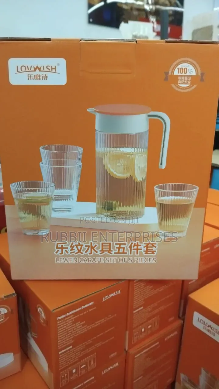 Drinking Jug Set 5pcs