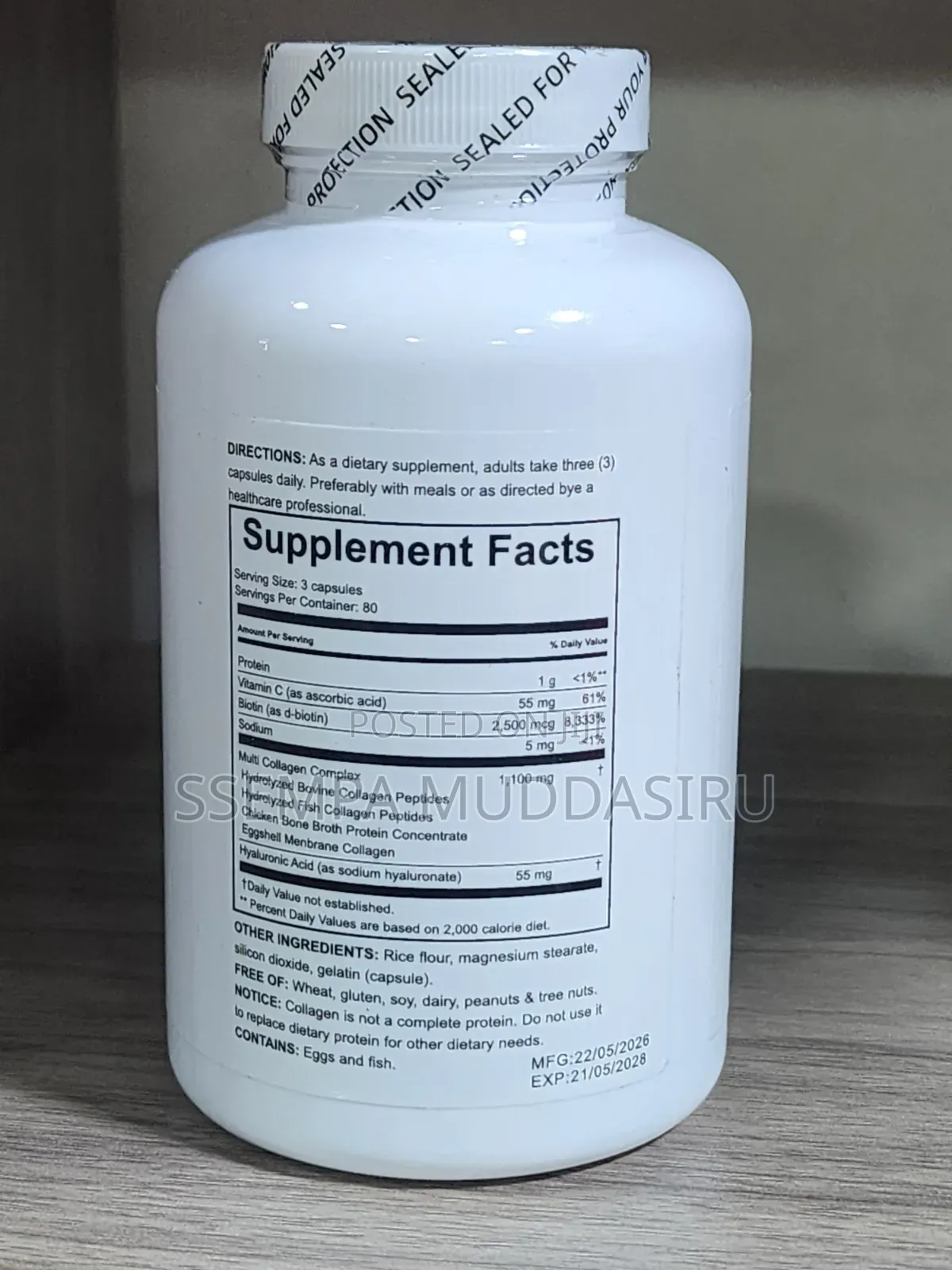 Multi Collagen Complex For Women 240 Capsules