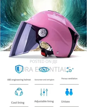 Open-Face Motorcycle or Scooter Helmet