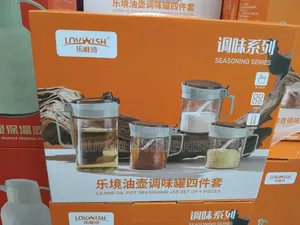 Oil Pot Seasoning Jar Set 4pcs