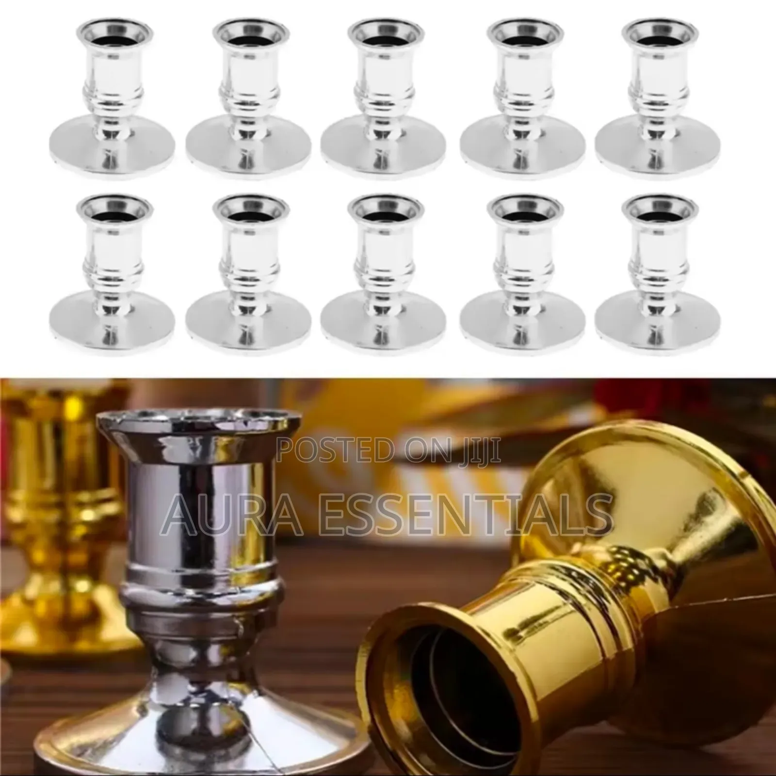 12pcs Fire Resistance Candle Holders